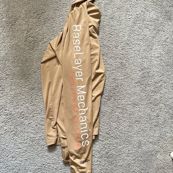 BASELAYER MECHANICS | Men's Long Sleeve Sun Protection Shirt  | Nude | Size: XXL - Picture 8 of 9